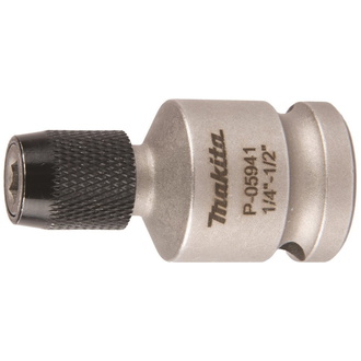 Makita Bit-Adapter 1/2"4KT - 1/4" 6KT Bit-Adapter 1/2"4KT - 1/4" 6KT