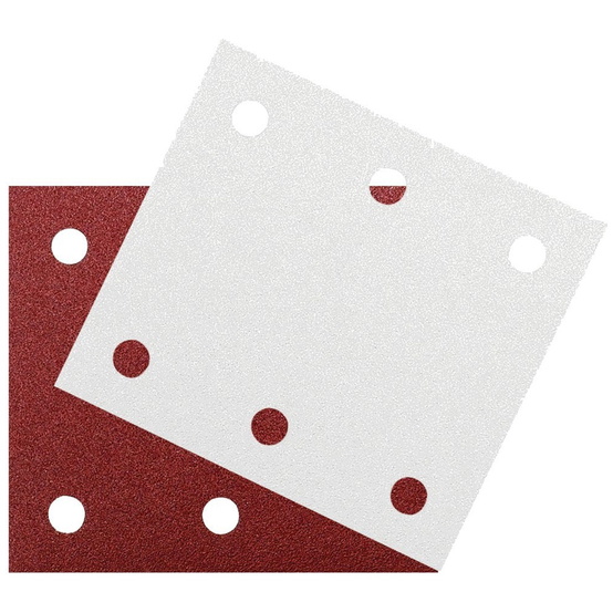 Makita Schleifpapier Set, 10 Stk., 102x114 mm, Körnung 60-240 - 1