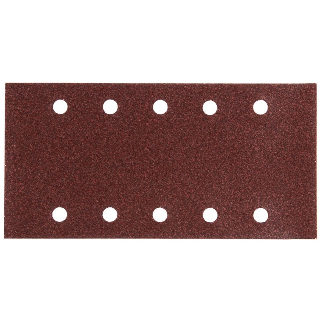 Makita Schleifpapier, 10 Stk., 115x229 mm, K 80, 10 Löcher