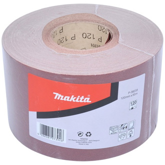 Makita Schleifpapier-Rolle 120 mm x 50 m, Körnung 120