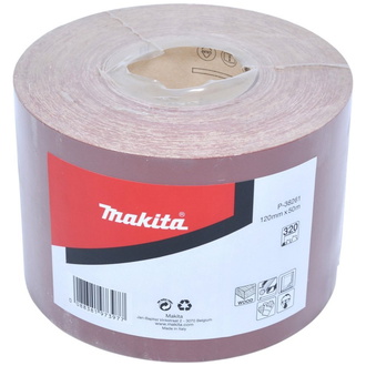 Makita Schleifpapier-Rolle 120 mm x 50 m, Körnung 320