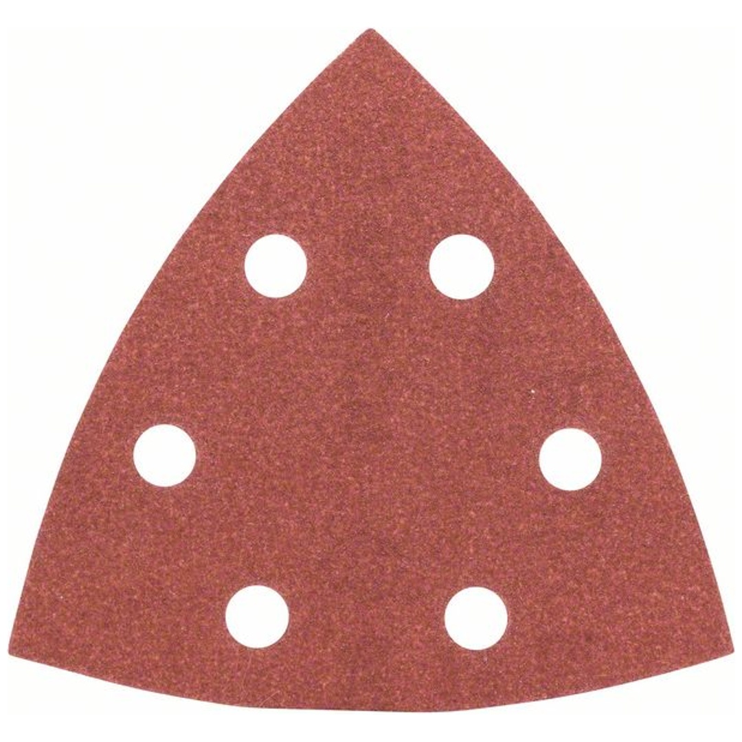 Bosch Schleifblatt-Set für Deltaschleifer, 5-teilig, DIY, 6 Löcher, 93 mm, 180