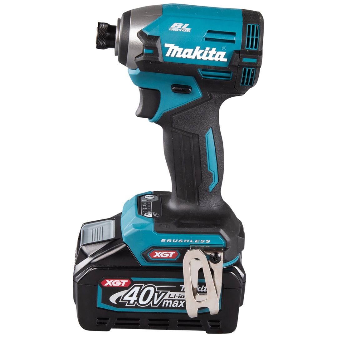 Makita Akku-Schlagschrauber TD003GA202, 40 V, 1/4, incl. 2x Akku 2 Ah, Schnellladegerät, MAKPAC