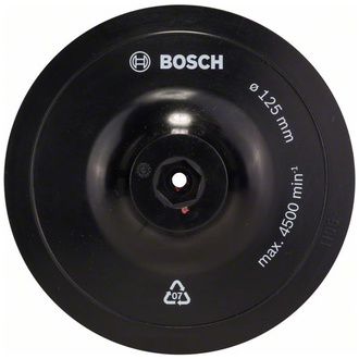 Bosch Klettverschlußteller, 125 mm, 8 mm