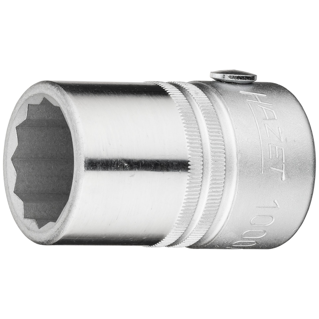 Hazet Steckschlüsseleinsatz 3/4 (20 mm) Vierkant hohl, Außen Doppelsechskant Profil, SW 7/8