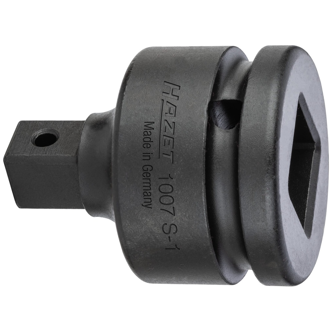 Hazet Reduzierstück 1007S-1, 3/4 (20 mm) Vierkant hohl, 1/2 (12,5 mm) Vierkant massiv, Länge 56 mm