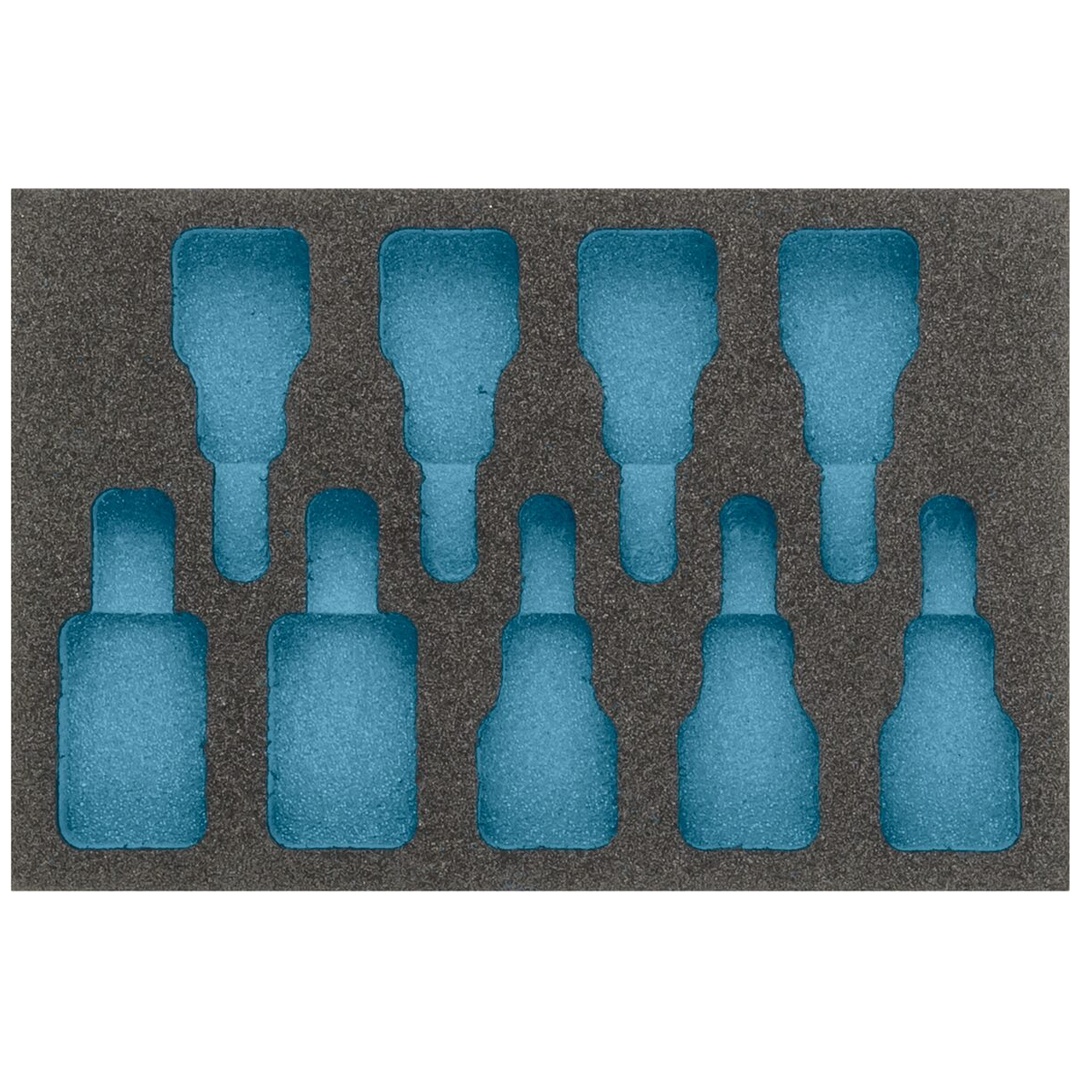 Hazet 2-Komponenten Weichschaumeinlage 163-271L, (LxB) 172 x 114 mm