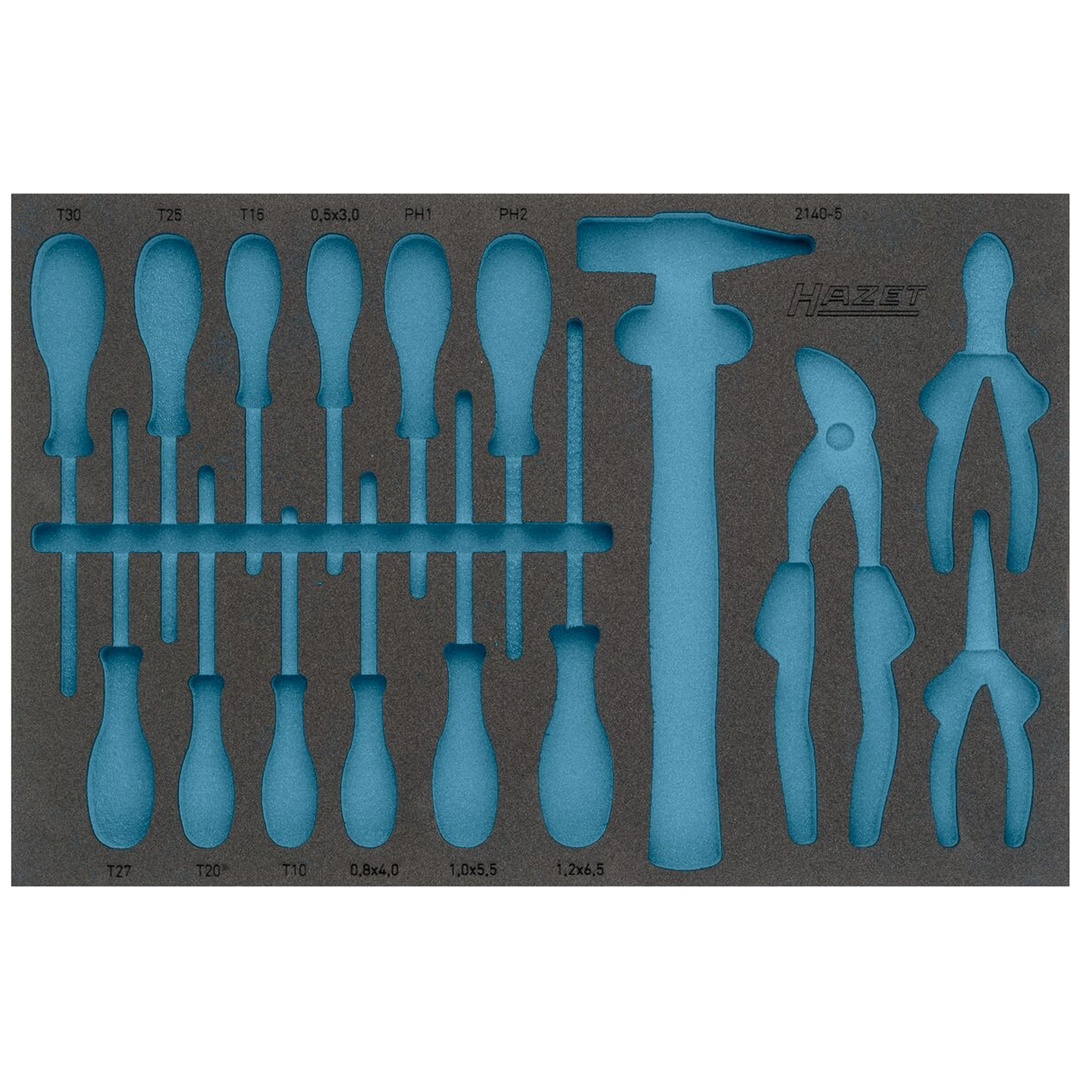 Hazet 2-Komponenten Weichschaumeinlage 163-330L, (LxB) 519 x 342 mm