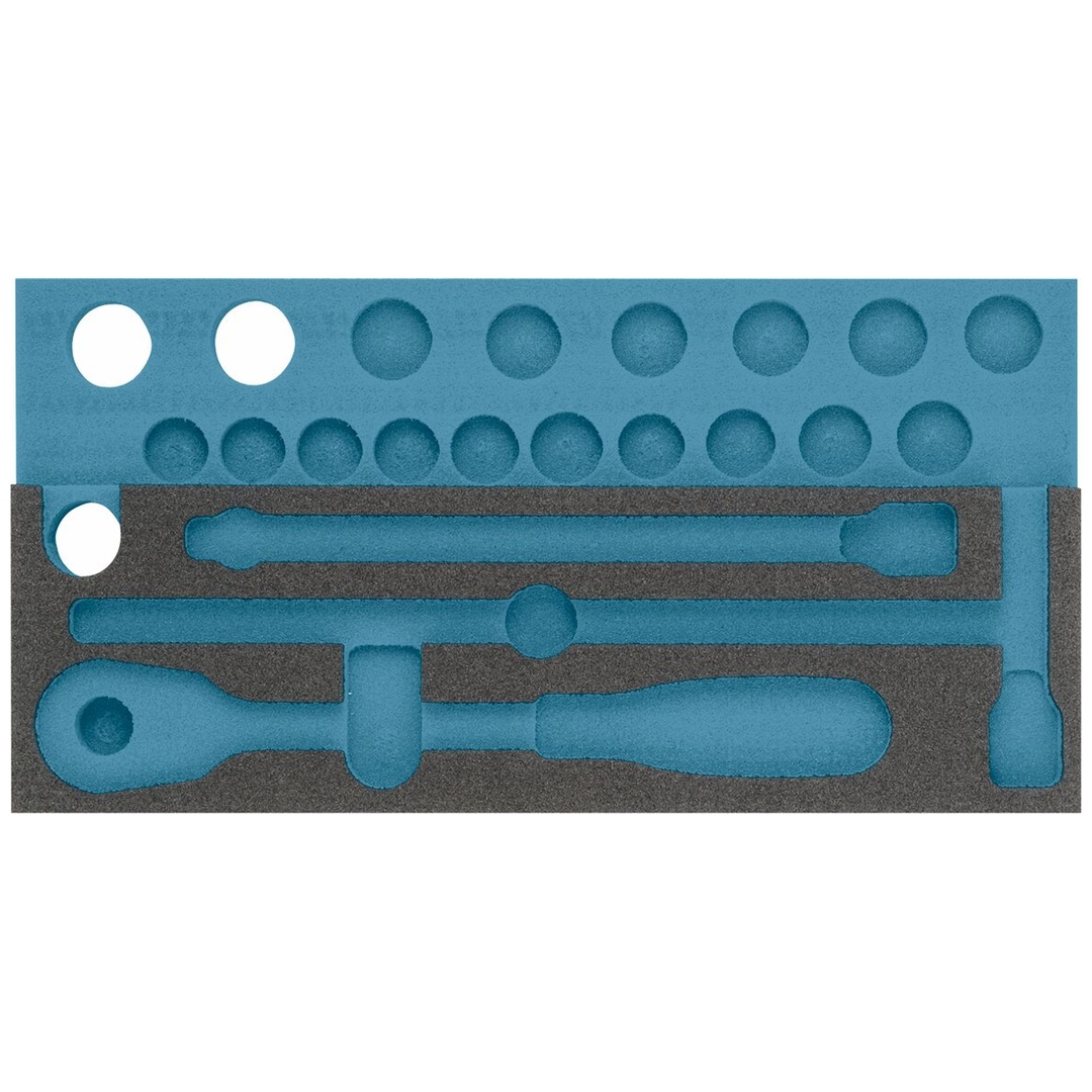 Hazet 2-Komponenten Weichschaumeinlage 163-357L, (LxB) 342 x 172 mm