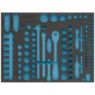 Hazet 2-Komponenten Weichschaum-Einlage für Art.Nr. 163-369/104, 3/3+ (519 x 392 mm)