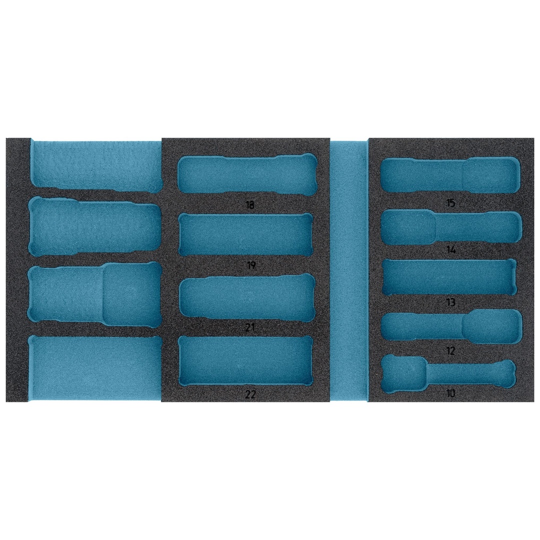Hazet 2-Komponenten Weichschaumeinlage 163-459L, (LxB) 342 x 172 mm