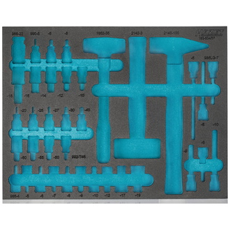 Hazet 2-Komponenten Weichschaum-Einlage für Art.Nr. 163-534/37