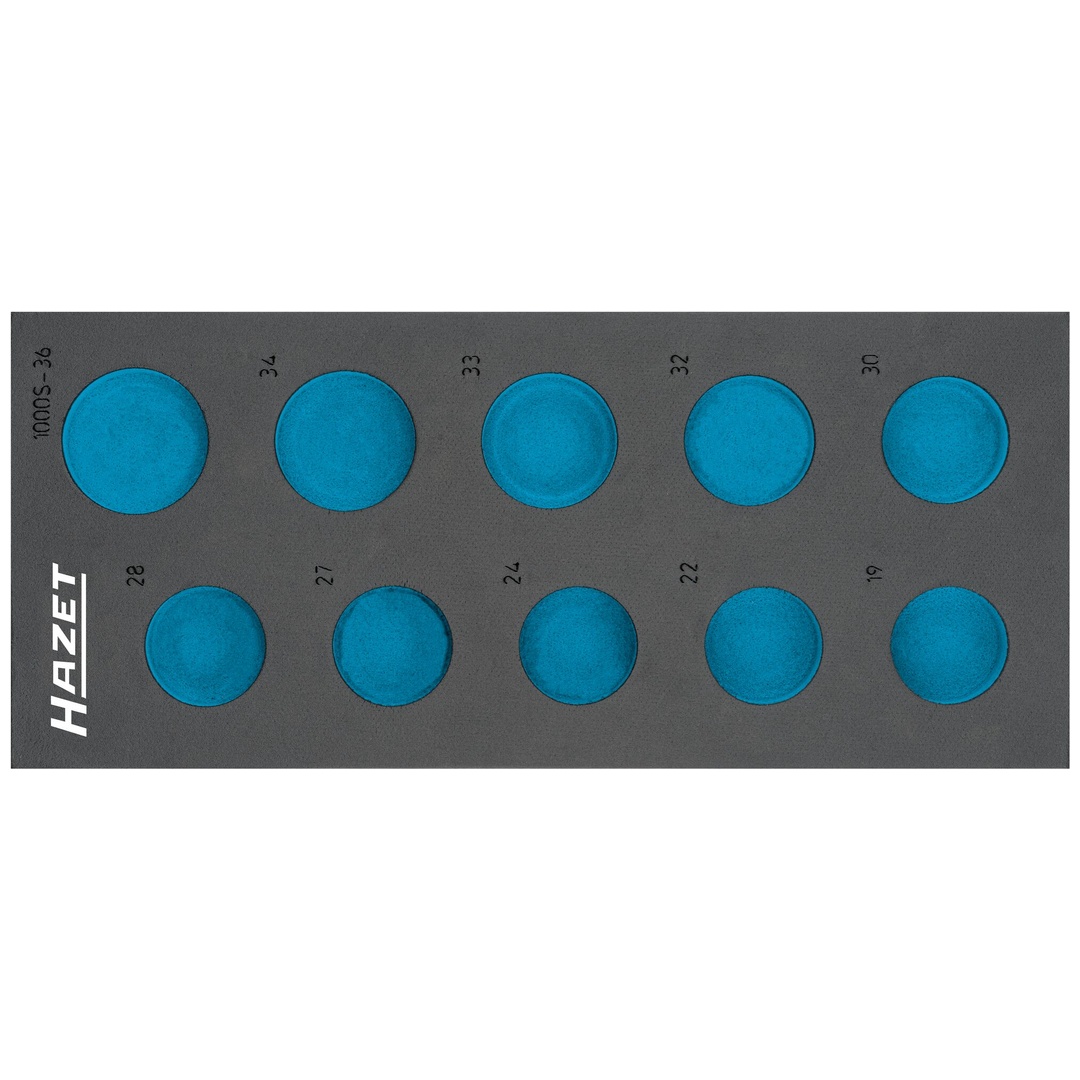 Hazet 2-Komponenten Weichschaumeinlage 163-572L, (LxB) 392 x 172 mm