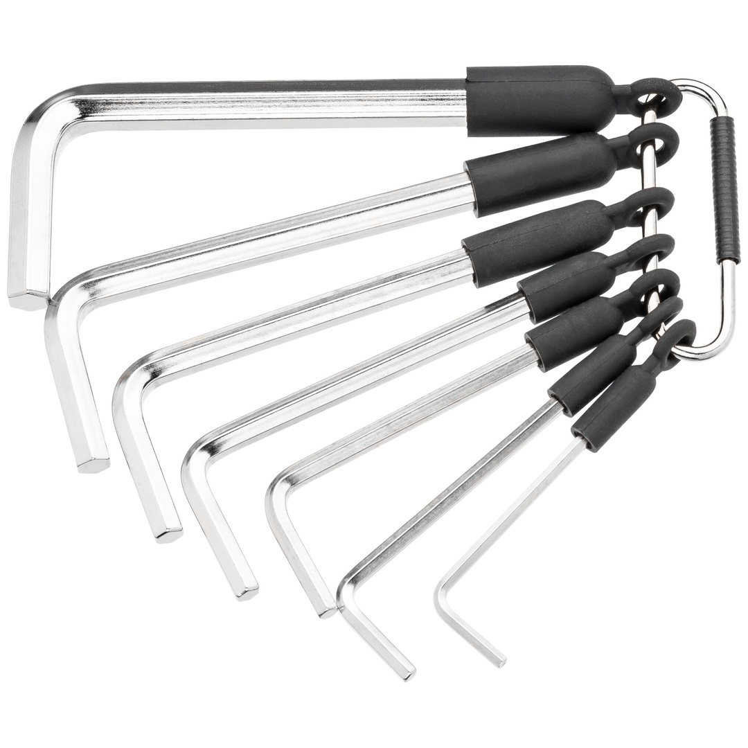 Hazet Winkelschraubendreher Satz 2100A/7R, Innen Sechskant Profil, 7-tlg., 3⁄32 - 5/16