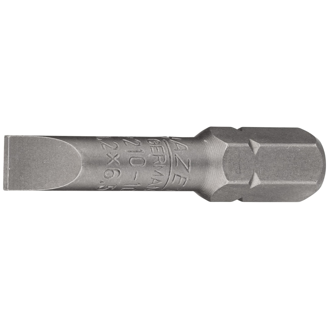 Hazet Bit 5/16 (8 mm) Sechskant massiv, Schlitz Profil, SW 1,2 x 6,5 mm