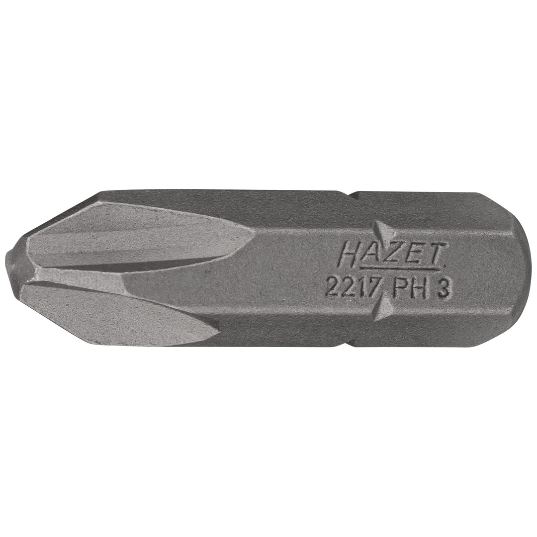 Hazet Bit 5/16 (8 mm) Sechskant massiv, Kreuzschlitz Profil PH, SW PH3