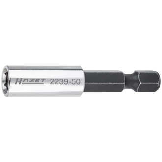 Hazet Adapter, 1/4" (6,3 mm) Sechskant massiv, 1/4" (6,3 mm) Sechskant hohl, Länge: 50 mm