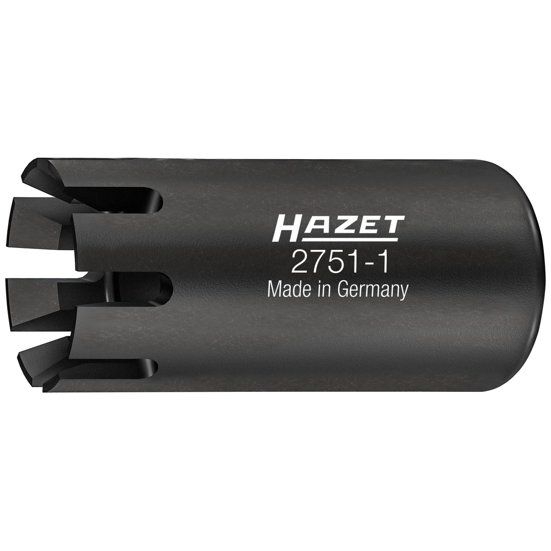 Hazet Turbolader Steckschlüsseleinsatz, Sonderprofil 1/4 (6,3 mm) Vierkant hohl, 12 mm