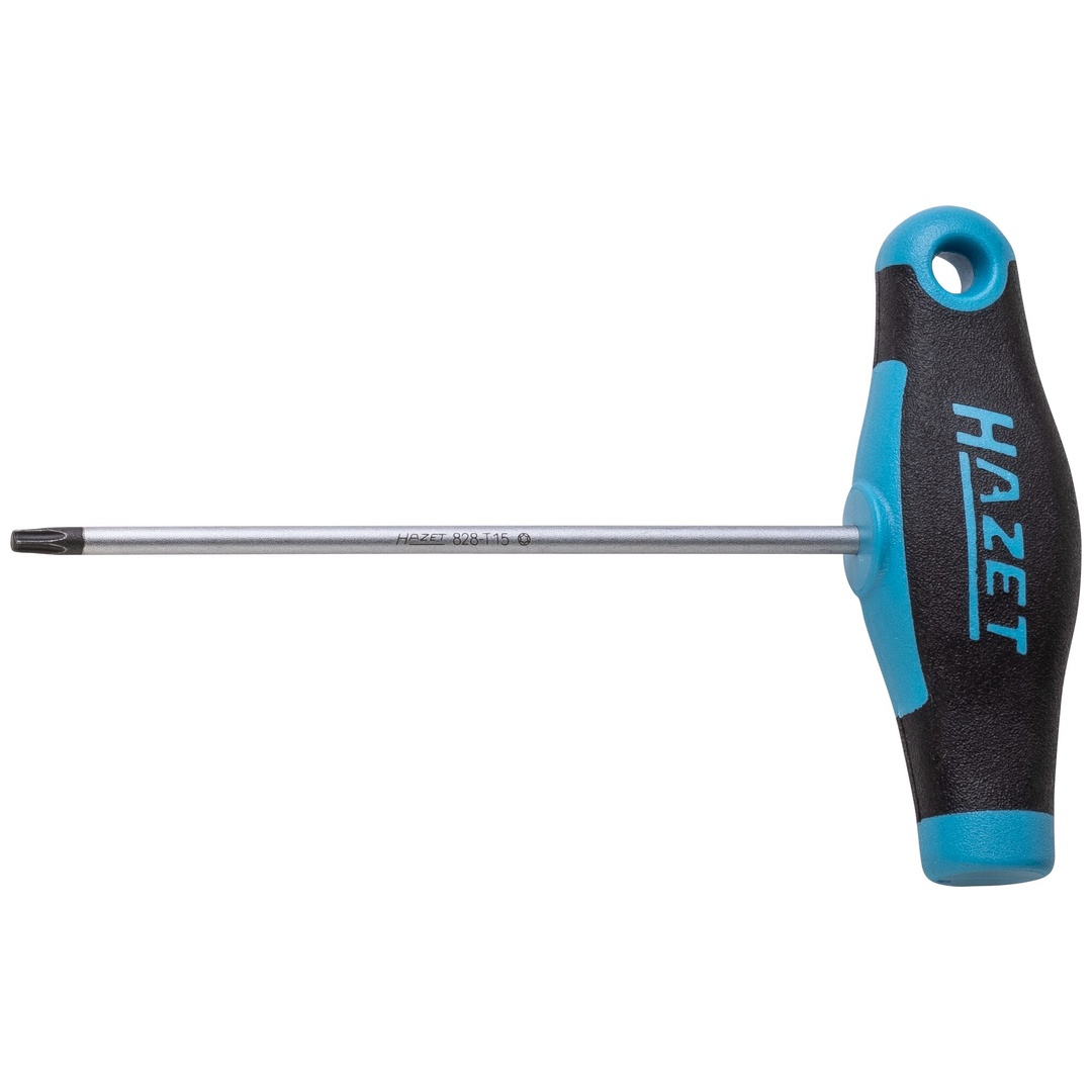 Hazet Schraubendreher, mit T-Griff 828-T15, Innen TX Profil, SW T15