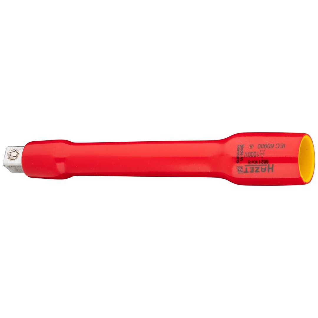 Hazet Verlängerung, schutzisoliert 3/8 (10 mm) Vierkant hohl, 3/8 (10 mm) Vierkant massiv, Länge 142 mm
