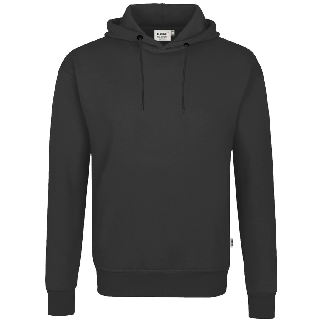 Hakro Kapuzen-Sweatshirt Bio-Baumwolle #560 Gr. XS karbongrau