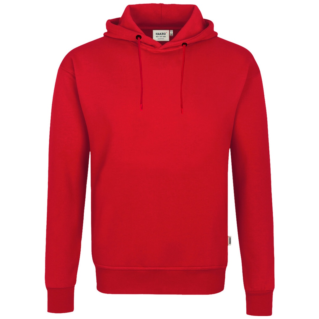 Hakro Kapuzen-Sweatshirt Bio-Baumwolle #560 Gr. XS rot