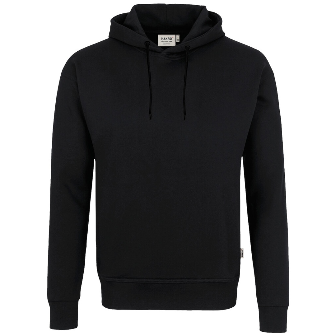 Hakro Kapuzen-Sweatshirt Bio-Baumwolle #560 Gr. L schwarz