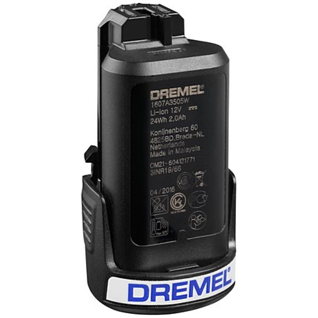 Dremel 26150880JA Tool Battery 12V 2Ah Li-ion Long Life, Always Ready