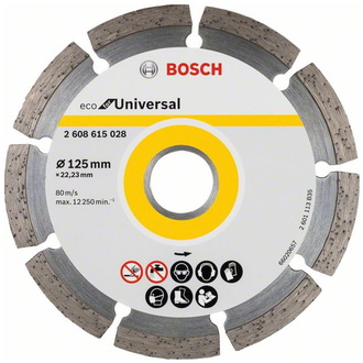 Bosch Diamanttrennscheibe Eco For Universal, D: 125 mm