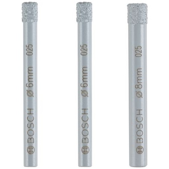 Bosch Diamantbohrer-Set Expert for Ceramic (6, 6, 8 mm)