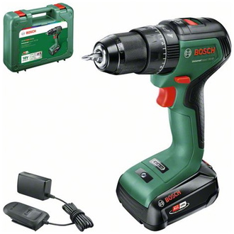 Bosch Akku-Zweigang-Schlagbohrschrauber UniversalImpact 18V-60, incl. 1x Akku PBA, Ladegerät, Bit, Tragekoffer