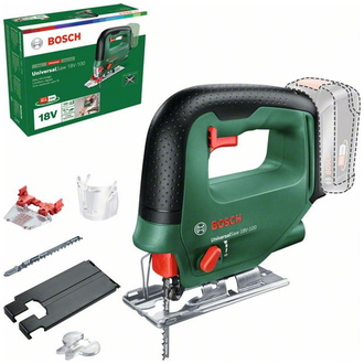 Bosch Akku-Stichsäge UniversalSaw 18V-100, incl. 2x Sägeblatt, Zubehör, Karton