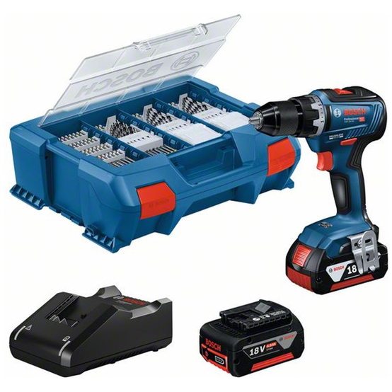 bosch-professional-bosch-akku-bohrschrauber-gsr-18v-55-incl-2x-akku-gba-4-ah-ladegeraet-82-tlg-zubehoerset-l-case-p4014230