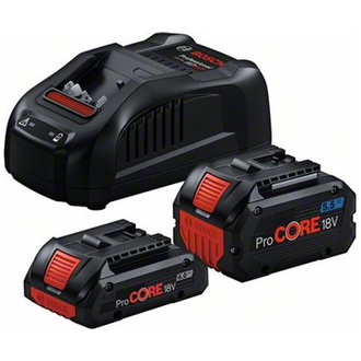 Bosch Starter-Set 1 x ProCORE 18V 4.0Ah + 1 x ProCORE 18V 5.5Ah + GAL 1880 CV