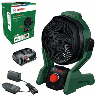 Bosch Akku-Ventilator UniversalFan 18V-1000, Akku, Ladegerät, Kartonschachtel