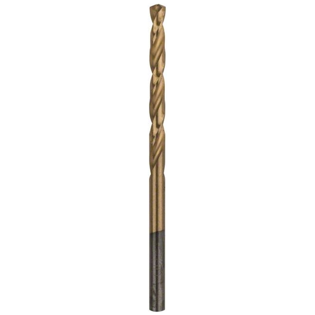 Bosch Metallbohrer HSS-TiN, DIN 338, DIY, 4 x 43 x 75 mm