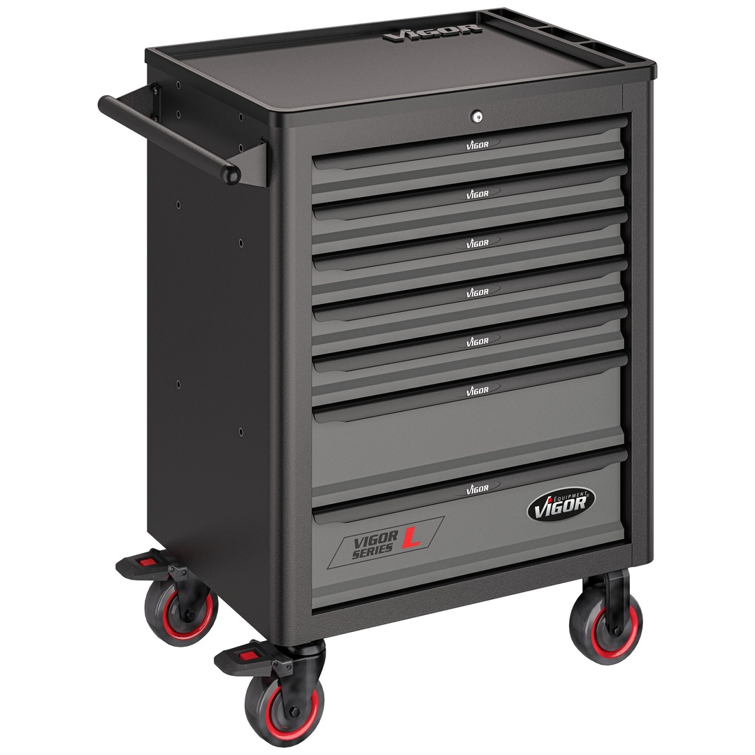 VIGOR Werkstattwagen Series L, leer, V1901, (LxBxH) 723 x 459 x 1002 mm