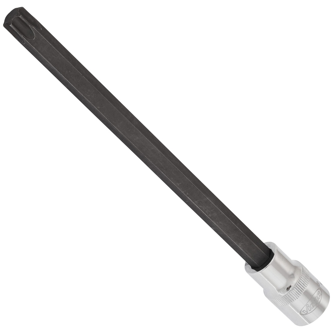 VIGOR Schraubendrehereinsatz, V2182, 1/2 (12,5 mm) Vierkant hohl, Innen TX Profil, SW T55