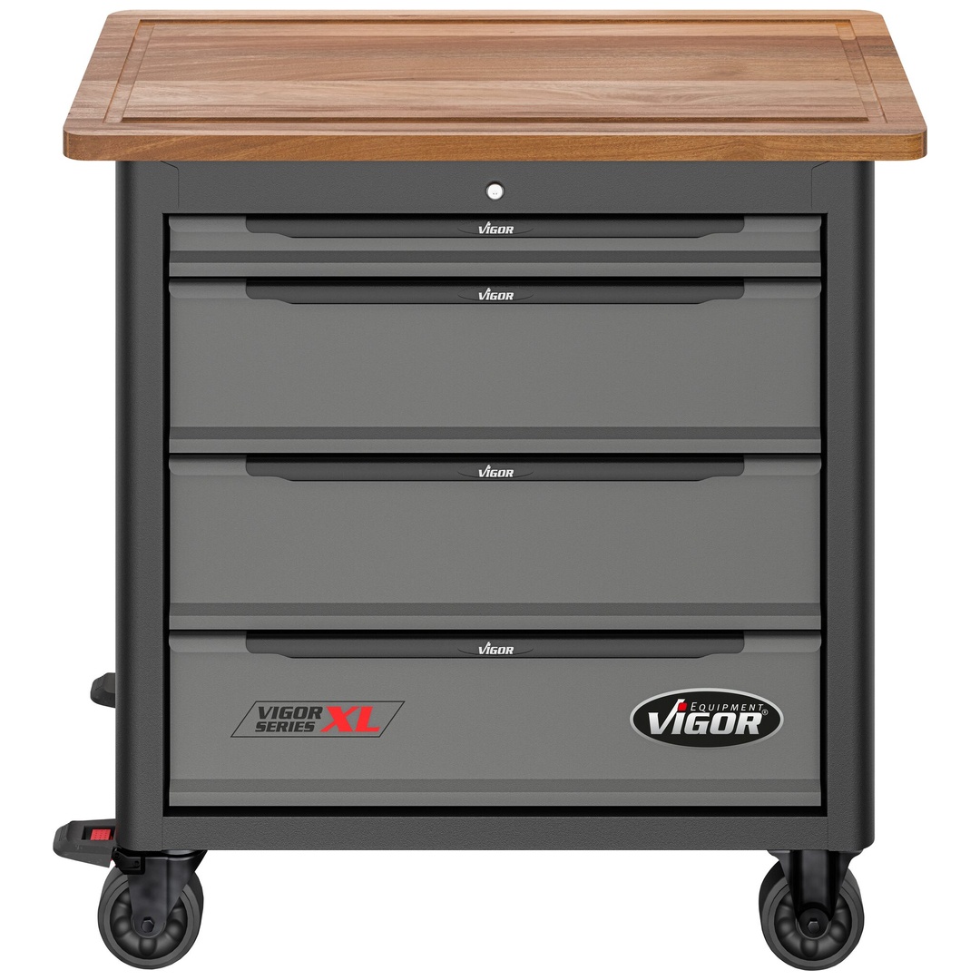 VIGOR Mobile Werkbank Series XL mit Spezialwerkzeug Sortiment, 256-tlg., Anzahl Werkzeuge: 256