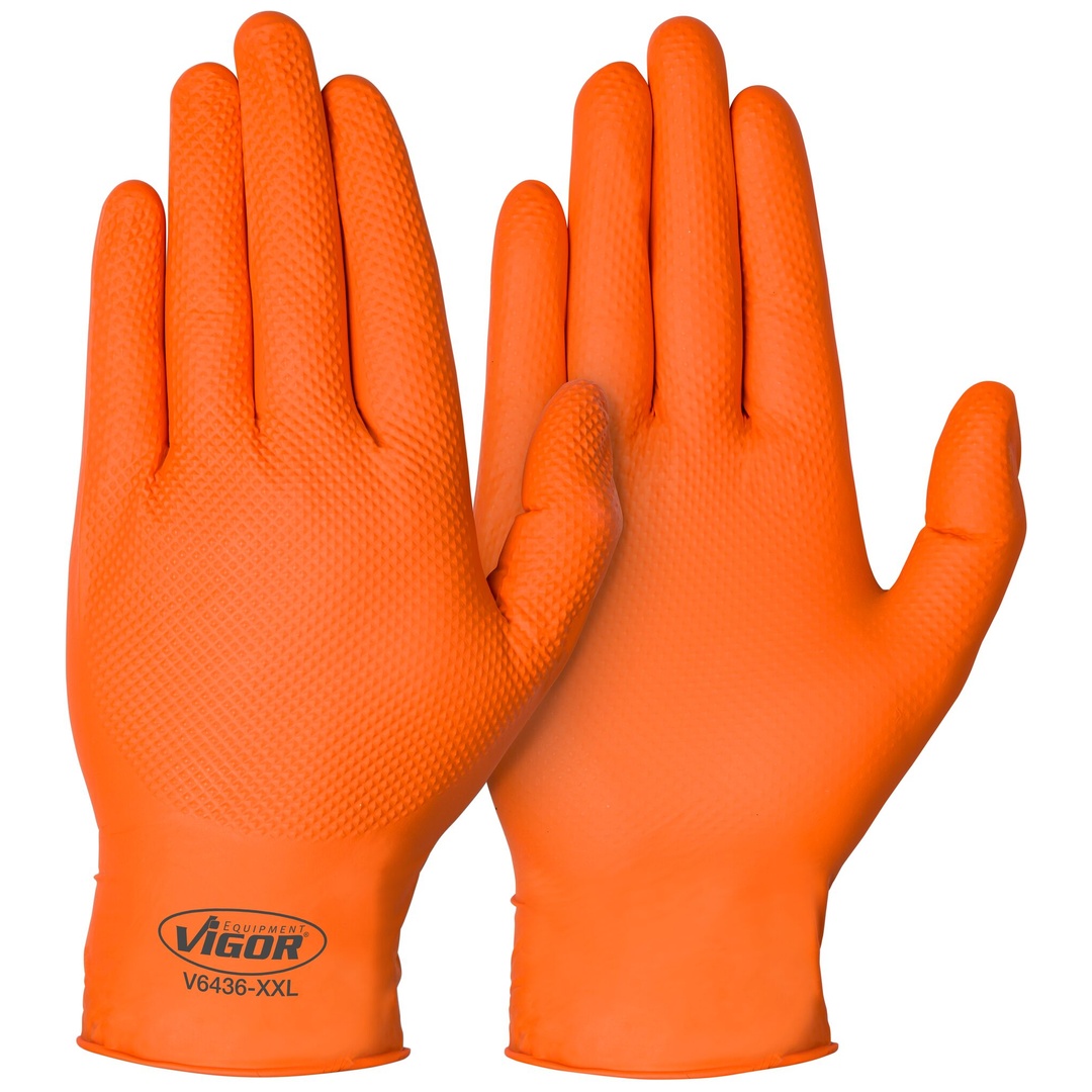 VIGOR Handschuhe, Grip, V6436-XXL, 90-tlg., Anzahl Werkzeuge: 90