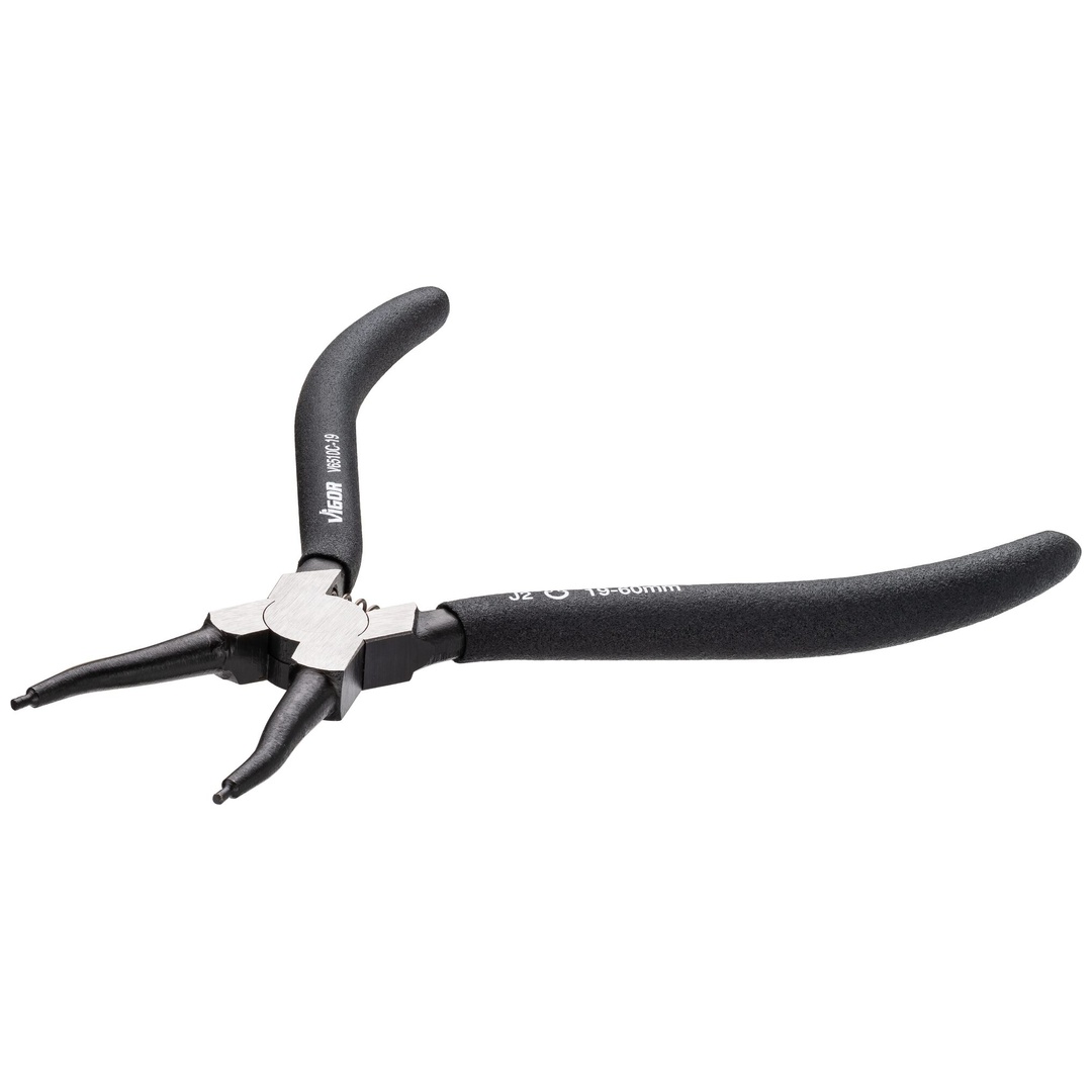 VIGOR Sicherungsringzange, V6510C-19, Länge: 180 mm