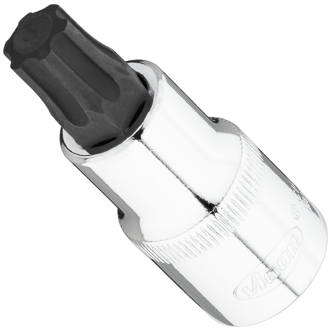 VIGOR Schraubendrehereinsatz, 1/2 (12,5 mm) Vierkant hohl, Innen TX Plus Profil, SW T55+
