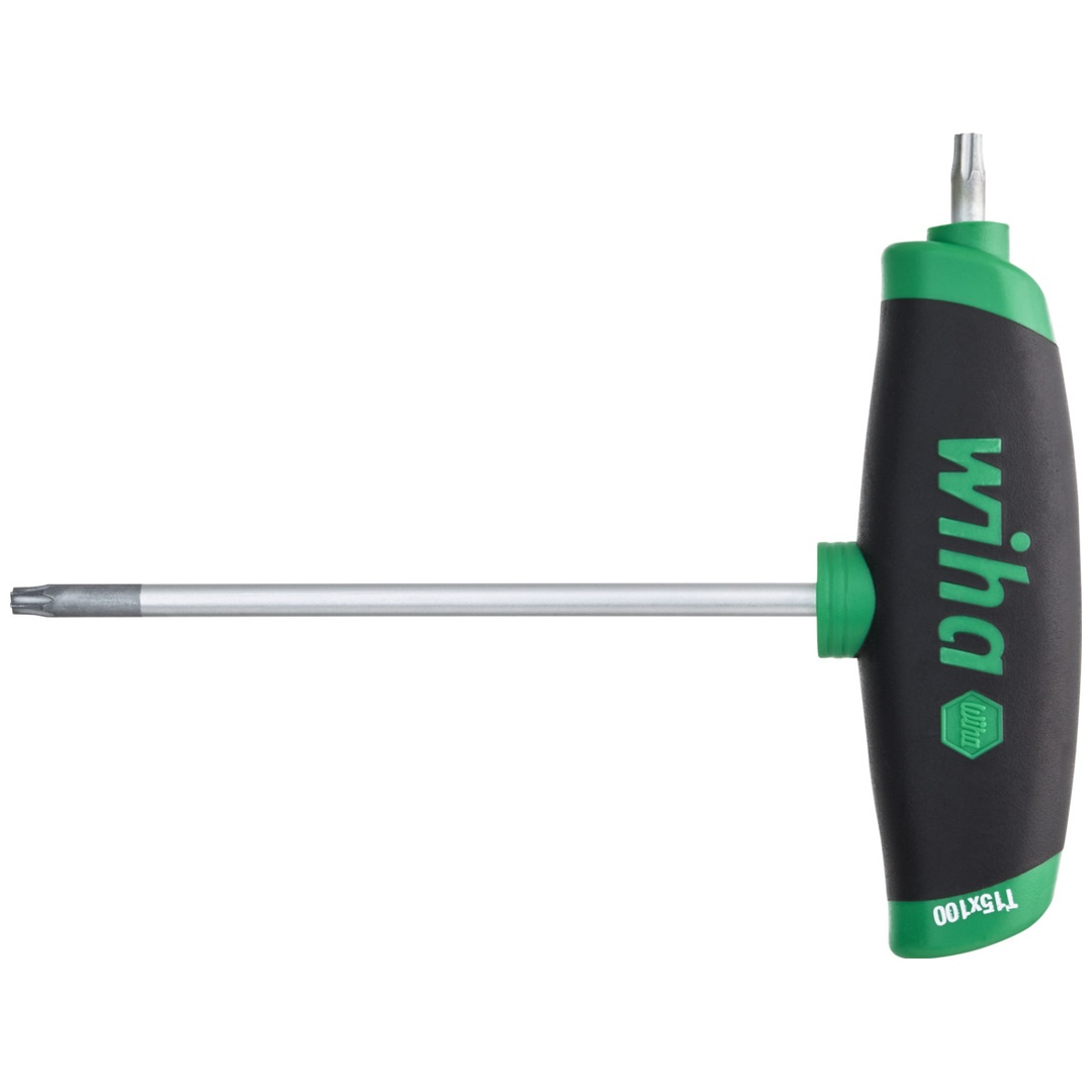 Wiha Stiftschlüssel mit Quergriff ComfortGrip TX mit Seitenabtrieb mattverchromt T25
