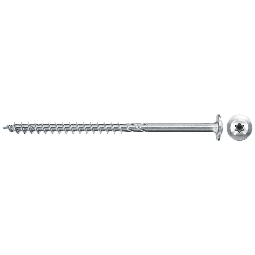 Fischer PowerFast II Spanplattenschraube 5 x 100 mm, Tellerkopf, TX25, verzinkt blau, TG, VE 100