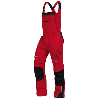 Leibwächter Latzhose Flex-Line FLEXL22 Gr. 48 rot/schwarz