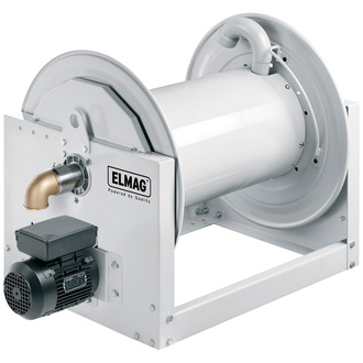 ELMAG INDUSTRIE Schlauchaufroller Serie 700 / L 550, Elektrischer Antrieb 24V, für Öl und ähnliche Produkte, 70 bar