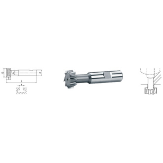 ELMAG HSS Co5 T-Nutenfräser DIN 851, Ø 11,0 mm