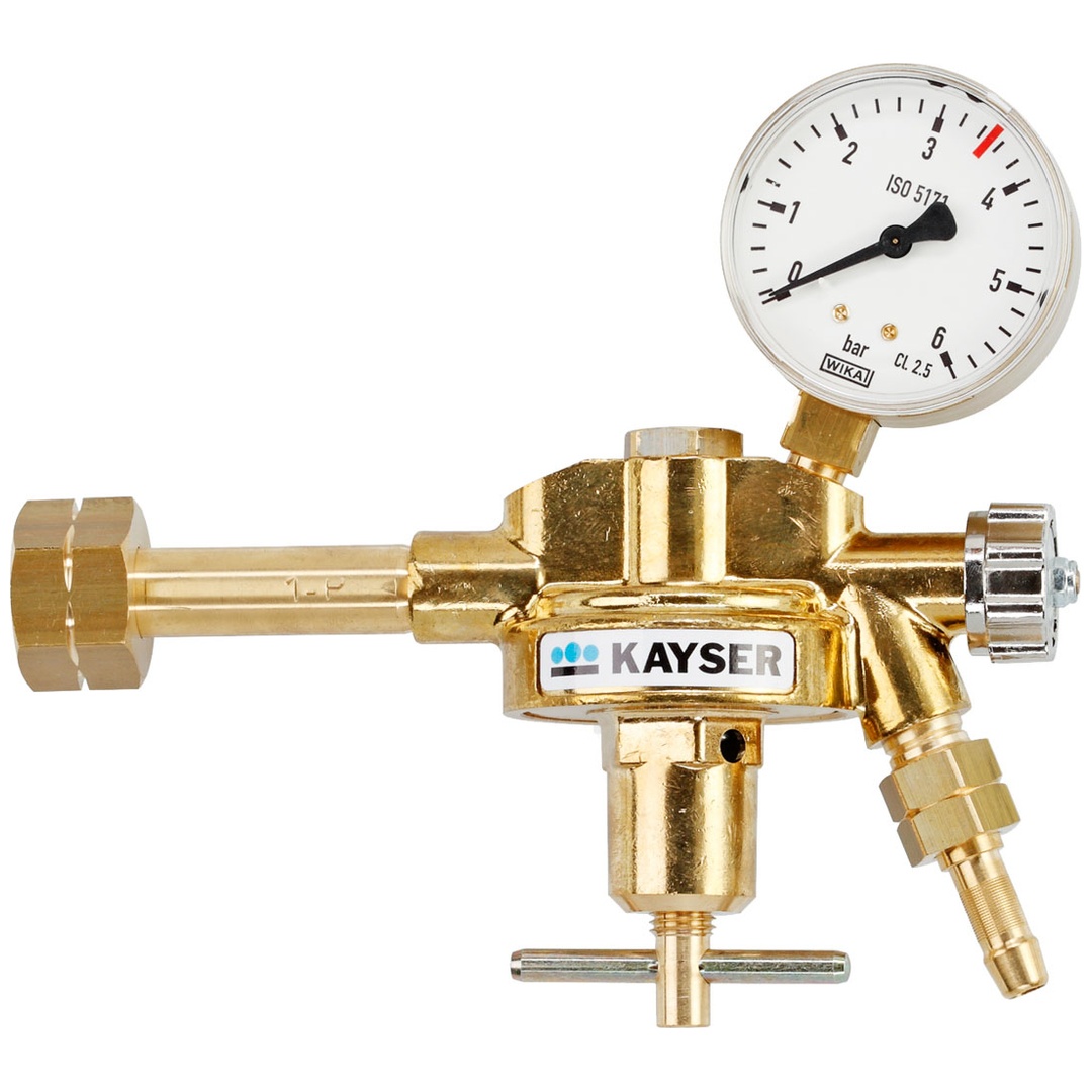 ELMAG Druckregler Propan, mit 1 Manometer, Ø 63mm, Hinterdruck regelbar