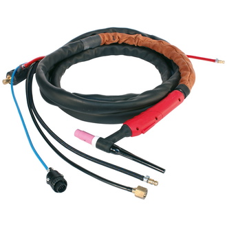 ELMAG WIG-Schlauchpaket SR 18/8m - HF - flexibler Kopf, für TIG SOUND's mit Wasserkühlung, SteckerØ 13mm 35/50mm2