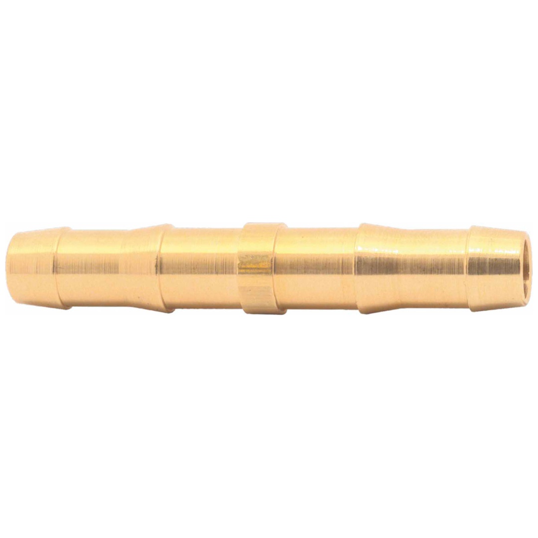 ELMAG Schlauchverbindungsrohr, für 6 mm Schlauch, Messing, 1 Stk. Packung - SB